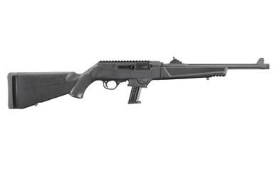RUGER PC 9MM 16.12 17RD BL THRD FLT