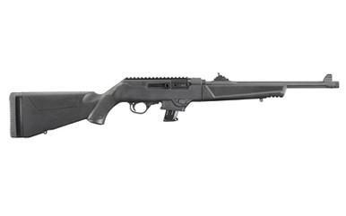 RUGER PC 9MM 16.12 10RD BL THRD FLT