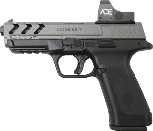 GIRSAN MC28SA 9MM ADJ. SGT - W/OPTIC 17-SHOT TWO TONE POLY