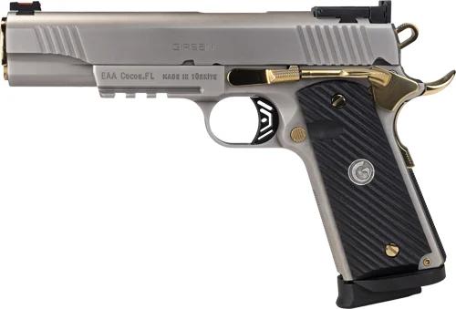GIRSAN 1911 NEGOTIATOR TALO - 38 SUPER 5" 9RD TITANIUM/GOLD