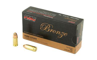 PMC BRNZ 9MM 115GR FMJ 50/1000