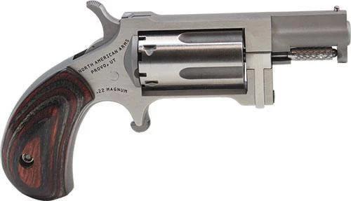NAA Sidewinder Mini Revolver.22 WMR 1.5" Barrel Red/Black Grip