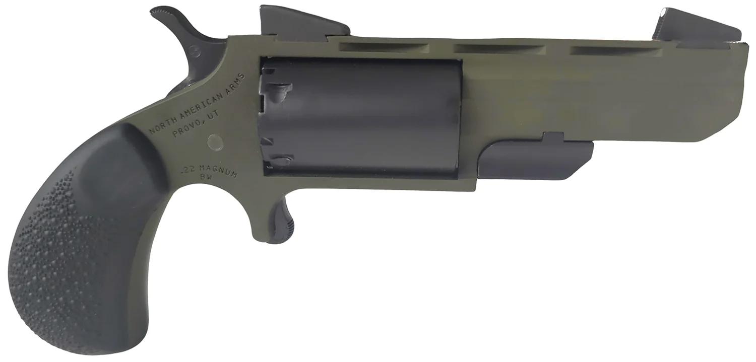 North American Arms NAATGHCB Green Huntsman Conversion 22 LR/22 Mag 5rd 2" Heavy Vent Rib Barrel