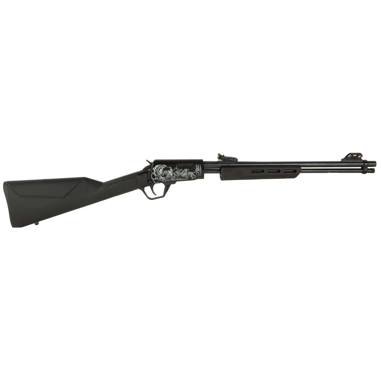 ROSSI GALLERY 22LR RFL 18" 15RD BLK ENGRAVED TRKY EDITION