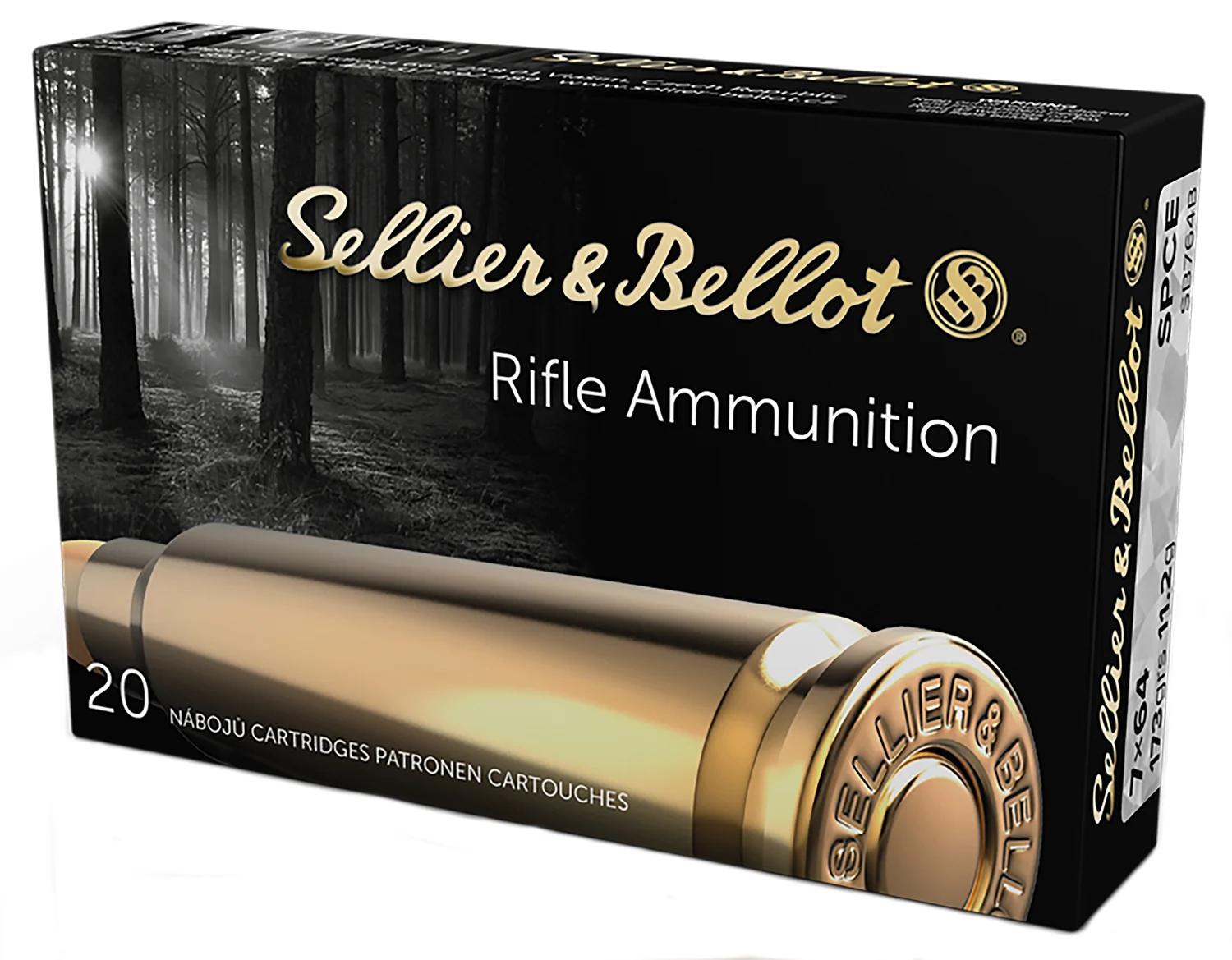 Sellier & Bellot SB764B Rifle  7x64mmBrenneke 173gr Soft Point Cut Through Edge 20 Per Box/20 Case