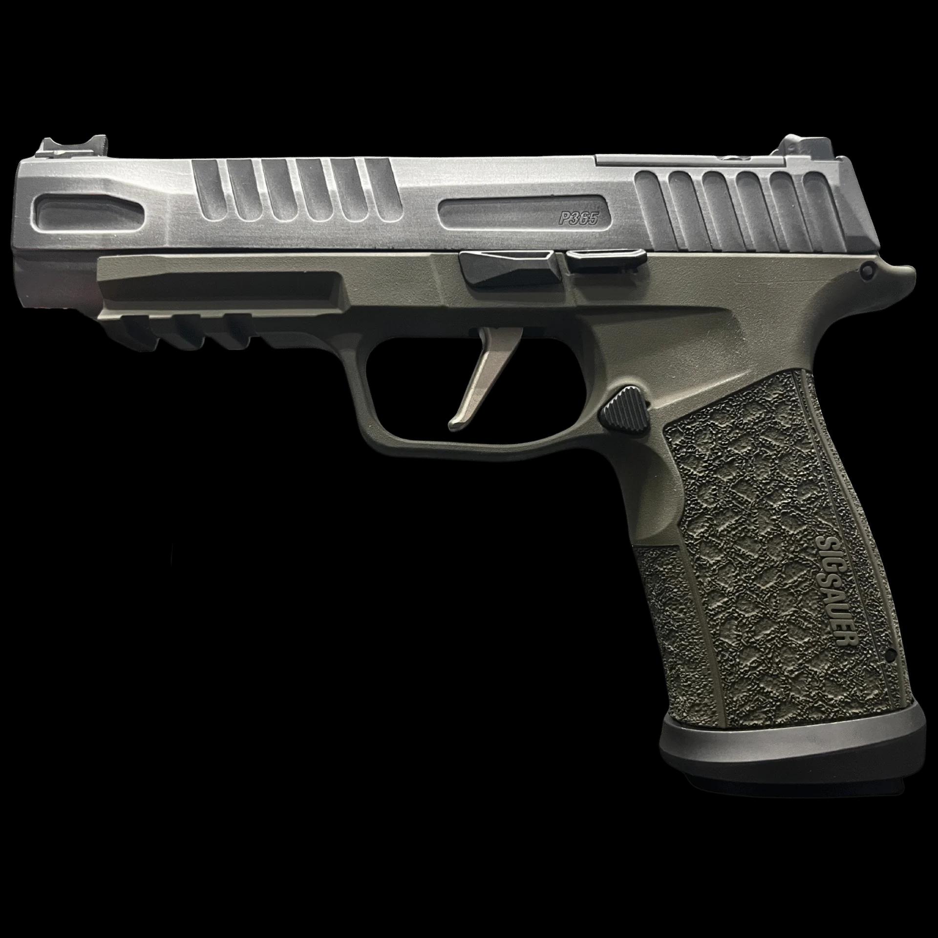 SIG SAUER P365 FUSE 9MM 4.3" CRUSHED SILVER BATTLEWORN O.R. 1-17RD