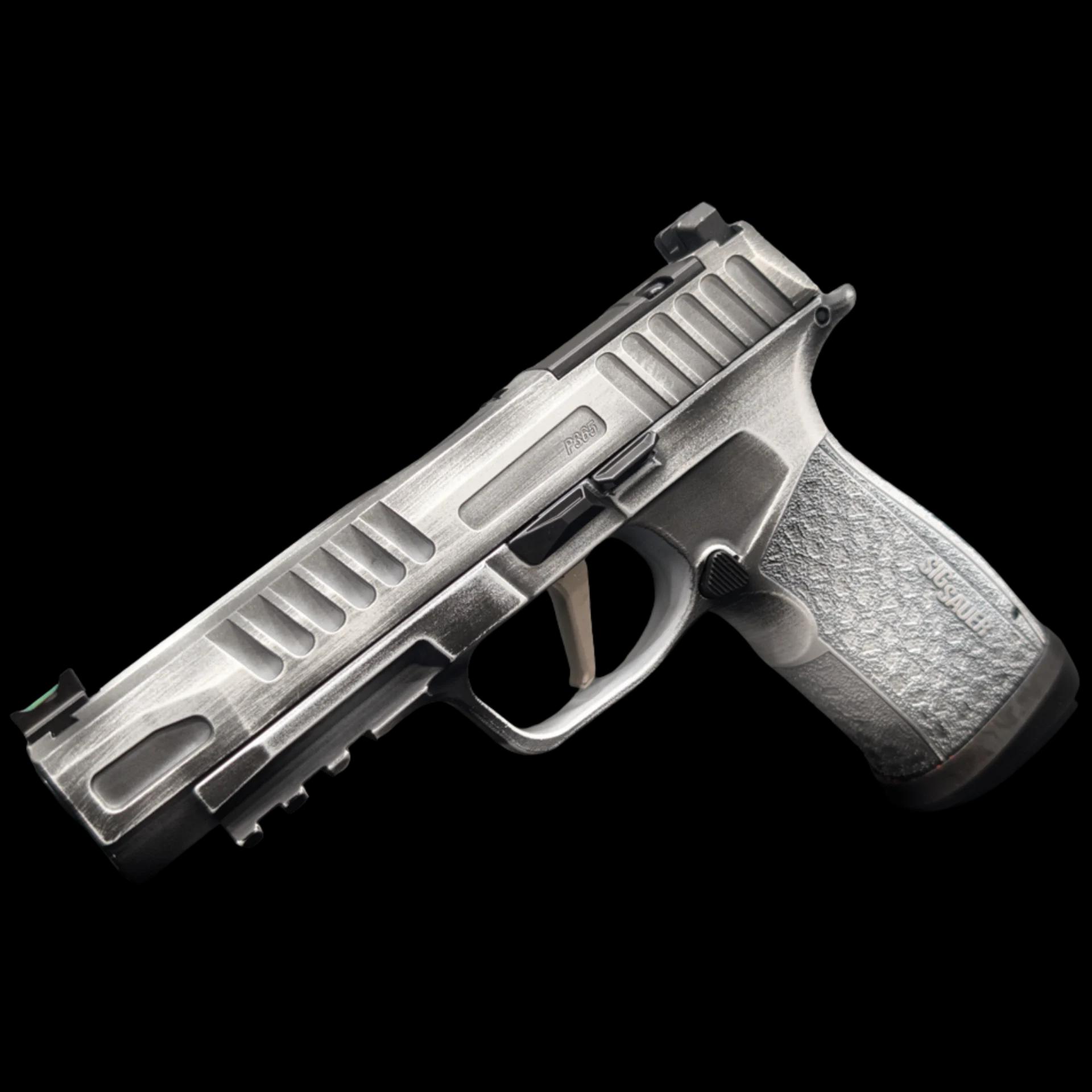 SIG SAUER P365 FUSE BATTLEWORN WHITE 9MM 4.3" BLACK O.R. 1-17RD