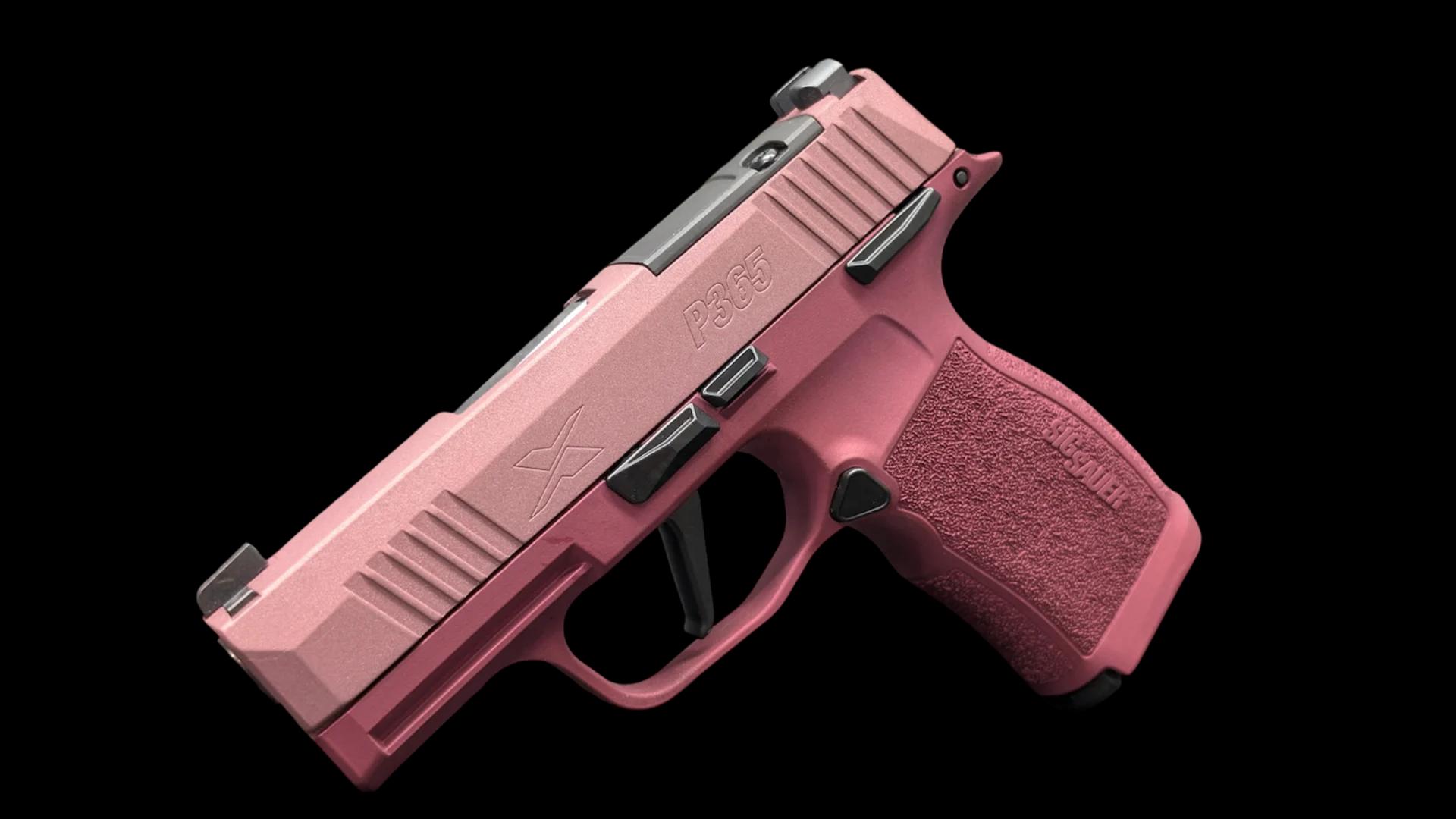SIG SAUER P365X 9MM PSTL 3.1" TWO TONE BLUSH MS 2-12RD OPTC PLTE CVR