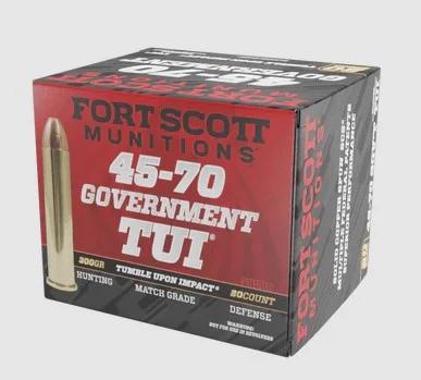 Fort Scott Munitions 45/70 Rifle Ammo - 300gr | 20rd Box