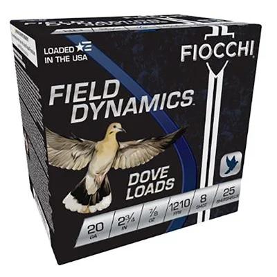 DOVE & QUAIL 20 GAUGE 2-3/4'' 7/8OZ #8 SHOT 25/BOX