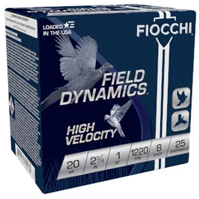 UPLAND GAME 20 GAUGE 2-3/4'' 1OZ #8 SHOT 25/BOX