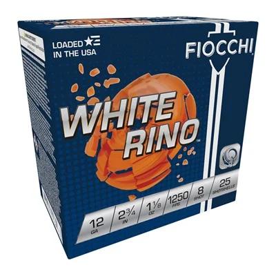 WHITE RINO TARGET 12 GAUGE 2-3/4'' 1-1/8OZ #8 SHOT 25/BOX