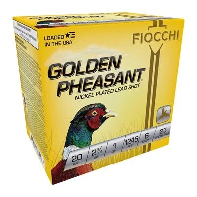 GOLDEN PHEASANT 20 GAUGE 2-3/4'' 1OZ #6 SHOT 25/BOX