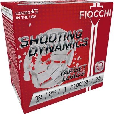 SHOOTING DYNAMICS 12 GAUGE 2-3/4'' 1OZ #7.5 SHOT 25/BOX