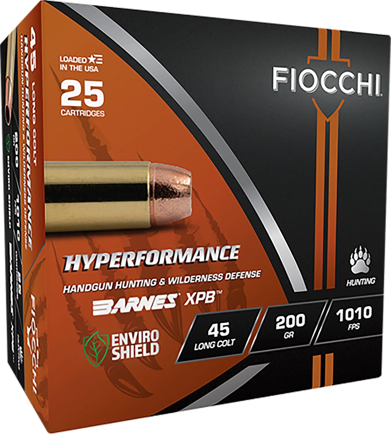 Fiocchi 45LCBA Hyperformance  45Colt 200gr XPB 25 Per Box/8 Case