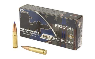 FIOCCHI HYPR SBR 300BLK 125GR 20/200