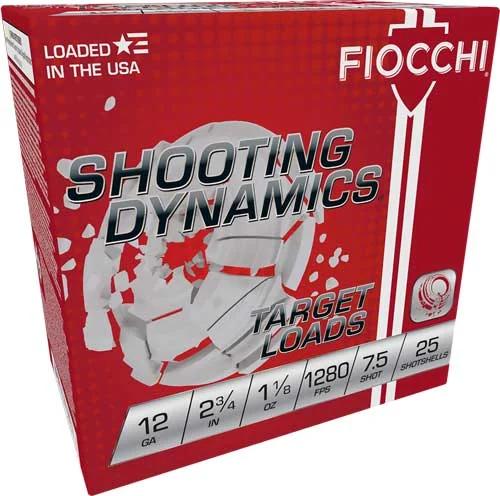 FIOCCHI 12GA 2.75" 1-1/8OZ - #7.5 1280FPS 250RD CASE LOT