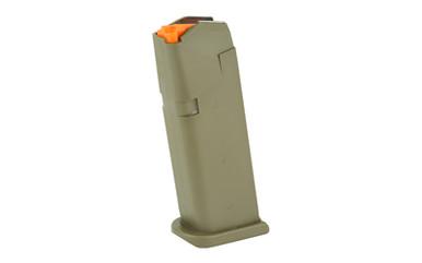 GLOCK, MAG GLOCK OEM 19 9MM 15RD OD PKG, 9MM