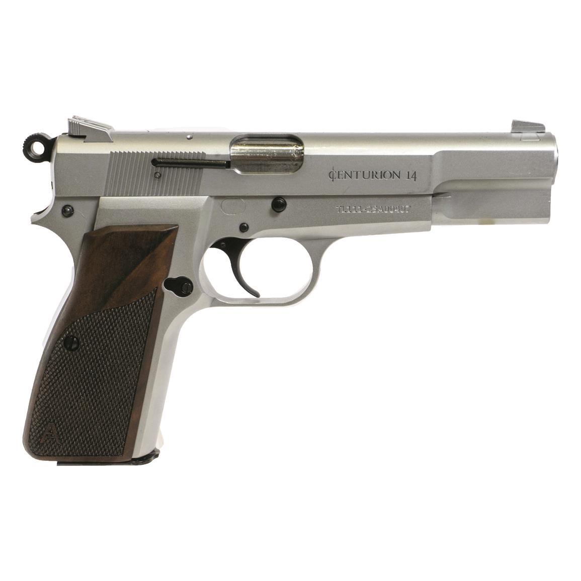 Century Arms Centurion 14 Pistol Semi-auto 9mm 4.66" Barrel 15+1 Rounds Matte Chrome