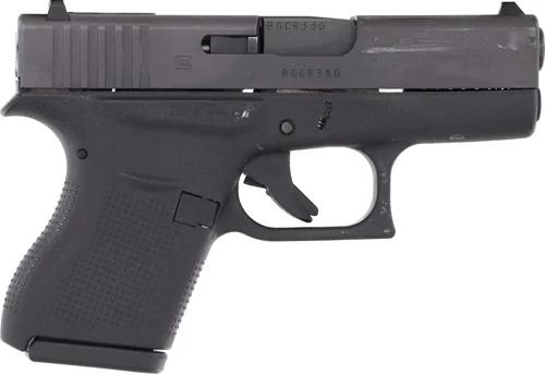 USED GLOCK 43 PISTOL 9MM - 2-6RD MAGS VERY GOOD COND.