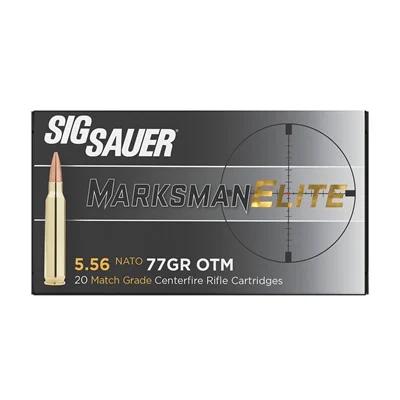 MARKSMAN ELITE 5.56X45 NATO 77GR MATCH OPEN-TIP MATCH 20/BOX