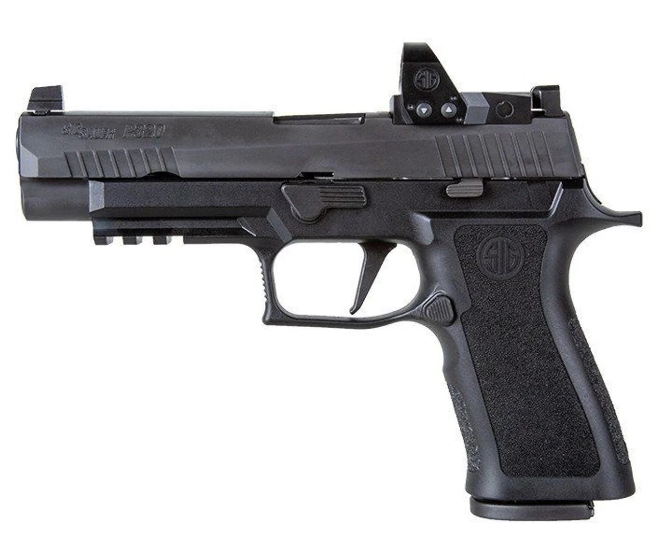 Sig Sauer W320F-9-BXR3-PRO-RXP P320 Pro RXP Full Size LE 9MM Handgun with ROMEO X PRO Red Dot Optic “Credentials are Required”