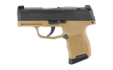 SIG P365 9MM 3.1 10RD OR BLK/COY