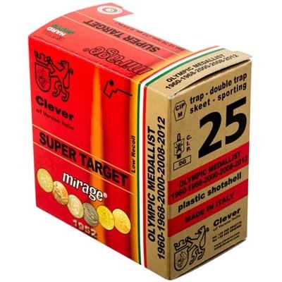 MIRAGE SUPER TARGET T1 12GA 2-3/4'' 1-1/8OZ #8.5 SHOT 250/CS