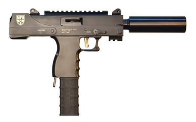 MPA PISTOL 9MM 6 30RD TB W/RAIL