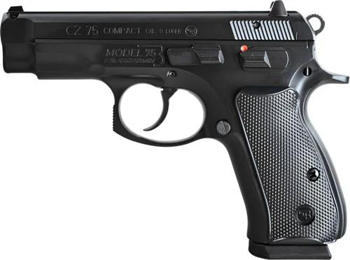 CZ 75 COMPACT 50TH ANNIVERSARY - 9MM FS 15RD BLACK POLYCOTE