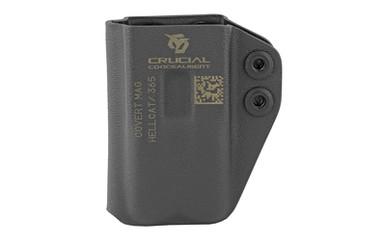 CRUCIAL MAG POUCH P365/HELLCAT BLK - FITS SPRINGFIELD HELLCAT/SIG P365