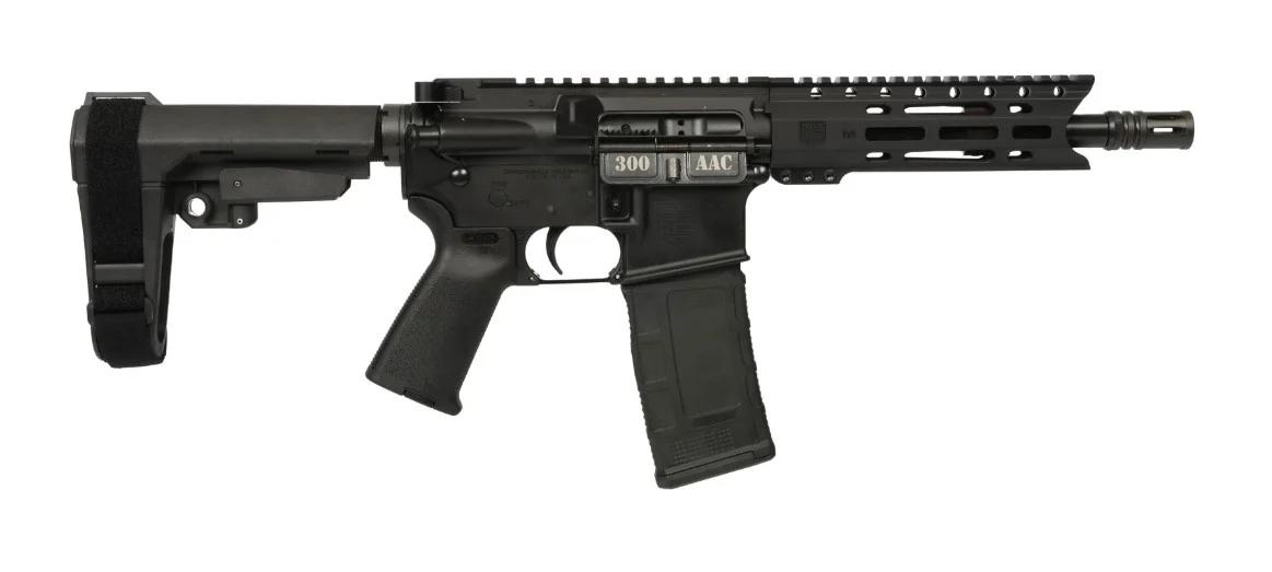 DIAMONDBACK FIREARMS DB-15 PIST 300BLK BLK 8" SBA3