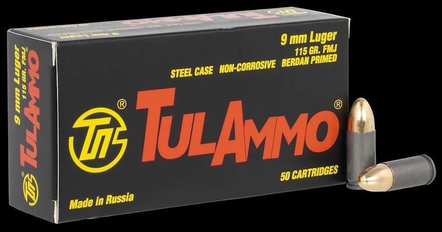TULAMMO 9MM 115GR FMJ 50RD BOX