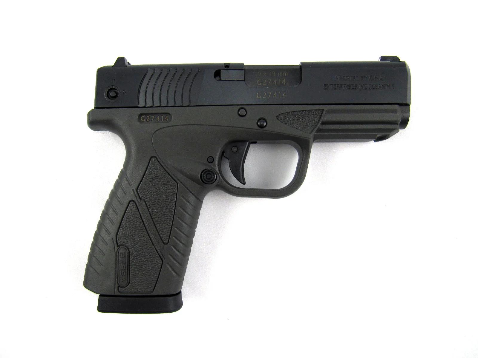 Bersa BPCC Pistol - Black / Urban Grey | 9mm | 3.3" Barrel | 8rd