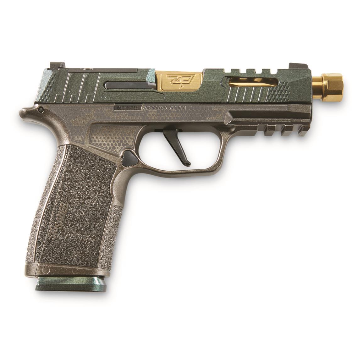 SIG P365 Macro Shark Coast Tactical Cypress Raptor Semi-automatic 9mm 3.7" Barrel 17+1 Rounds