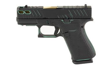 GLOCK 43X 9MM 10RD BLACK ROBBIN BLUE