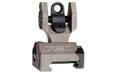 TROY INDUSTRIES, TROY FLDNG REAR BATTLE SIGHT FDE