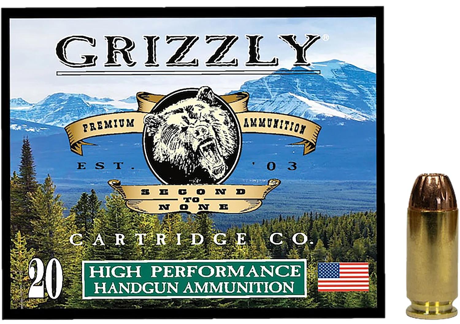 Grizzly Ammo GC4SW1   40S&W 200gr Jacketed Hollow Point 20 Per Box/10 Case