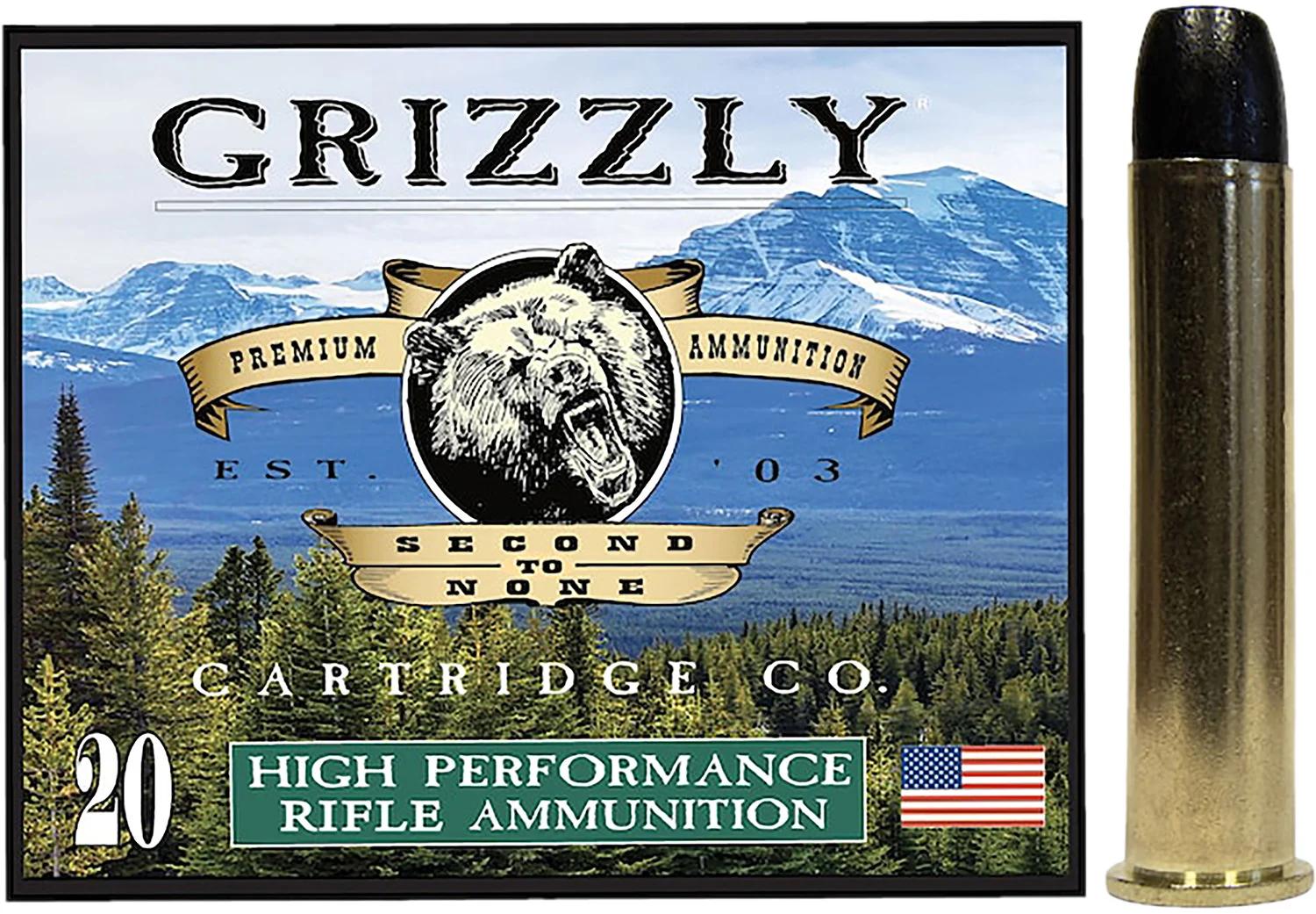 Grizzly Ammo GC45/701   45-70Gov 405gr Round Nose Flat Point 20 Per Box/10 Case