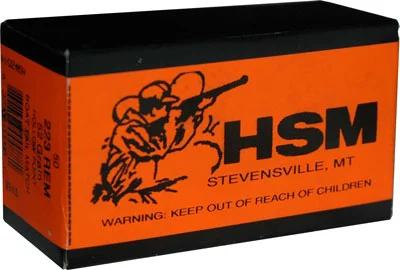 HSM 223 REM 52GR MATCH BTHP - 50RD 20BX/CS