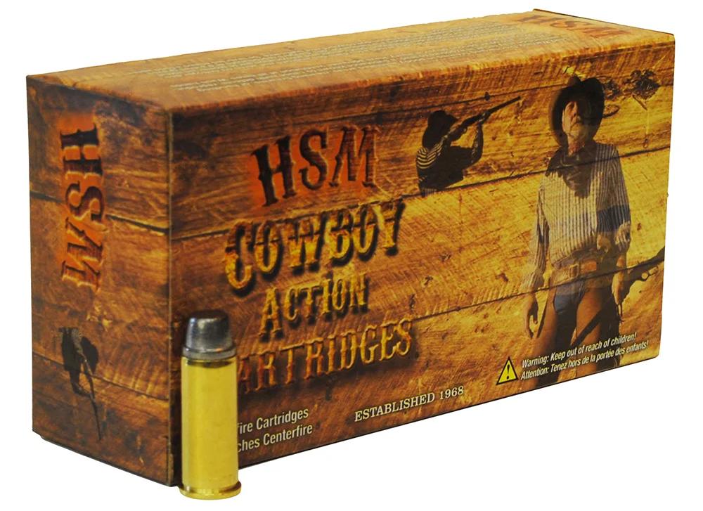 HSM 44401N Cowboy Action  44-40 Win 200 gr Round Nose Flat Point 50 Per Box/ 10 Case