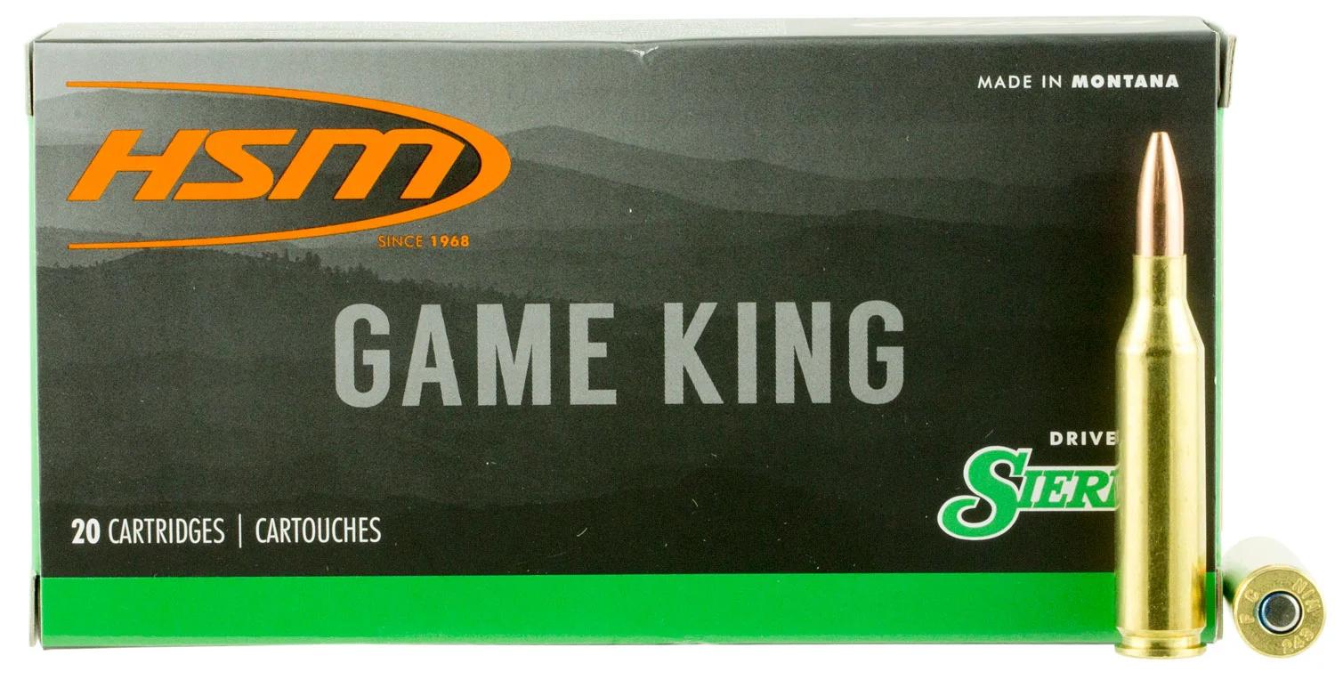 HSM 2439N Game King  243 Win 85 gr Sierra GameKing Spitzer Boat Tail 20 Per Box/ 25 Case