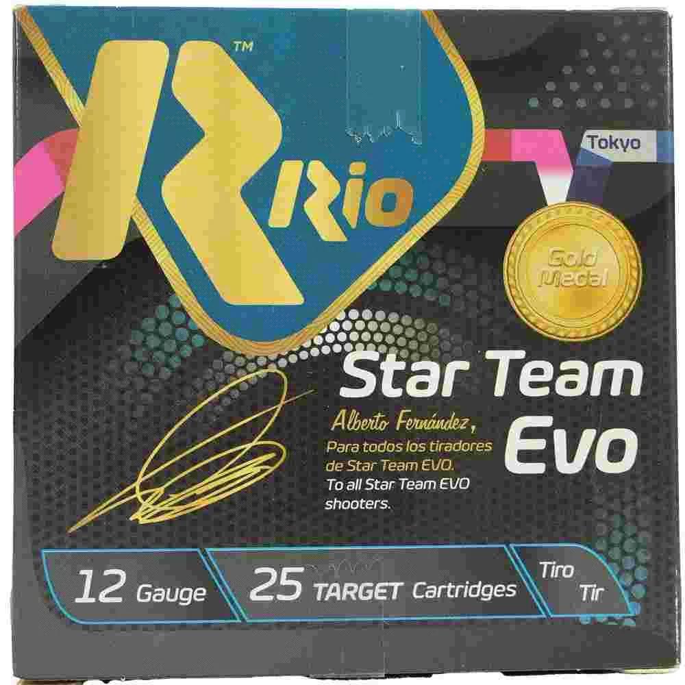 Rio Star Team EVO Shotshells 12ga 2-3/4" 1oz #8 1280 fps 25/ct