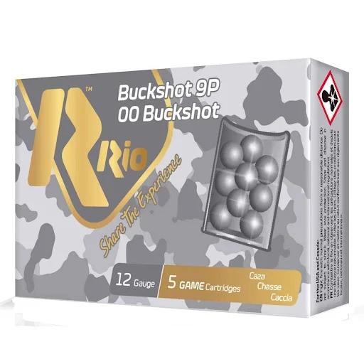 Rio Royal Buck 9P 12ga Buckshot 2.75 inch Shotgun Shells - 00Buck | 1345 fps | 5rd Box