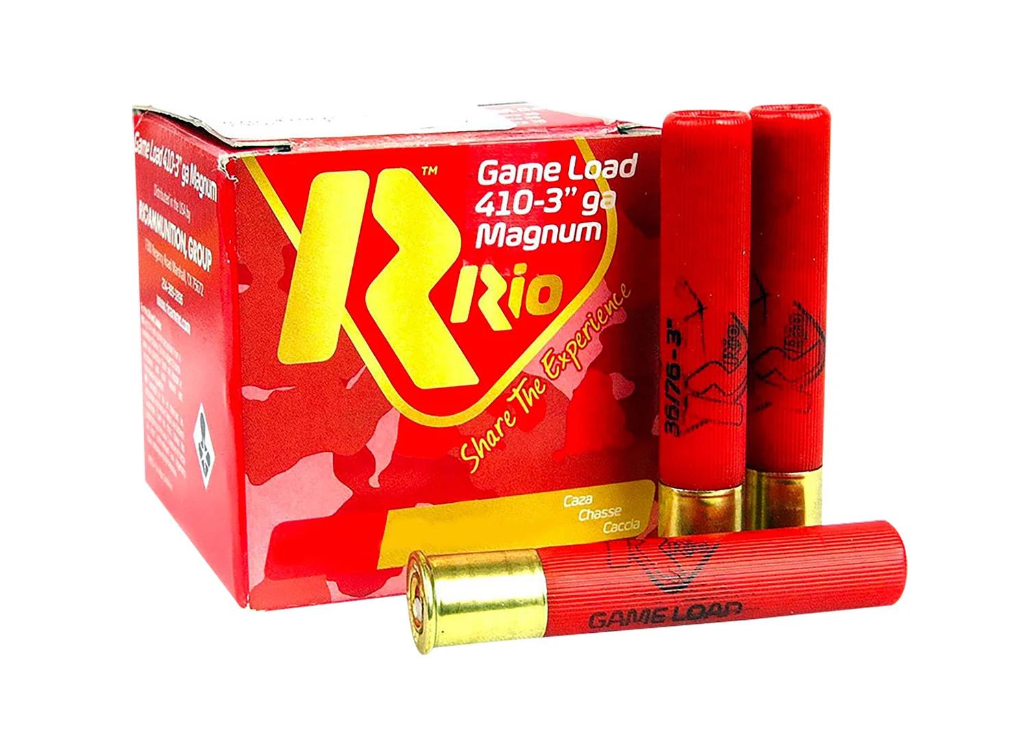 Rio Ammunition RCHV3675 Game Load  410Gauge 3" 7.5Shot 25 Per Box/10 Case