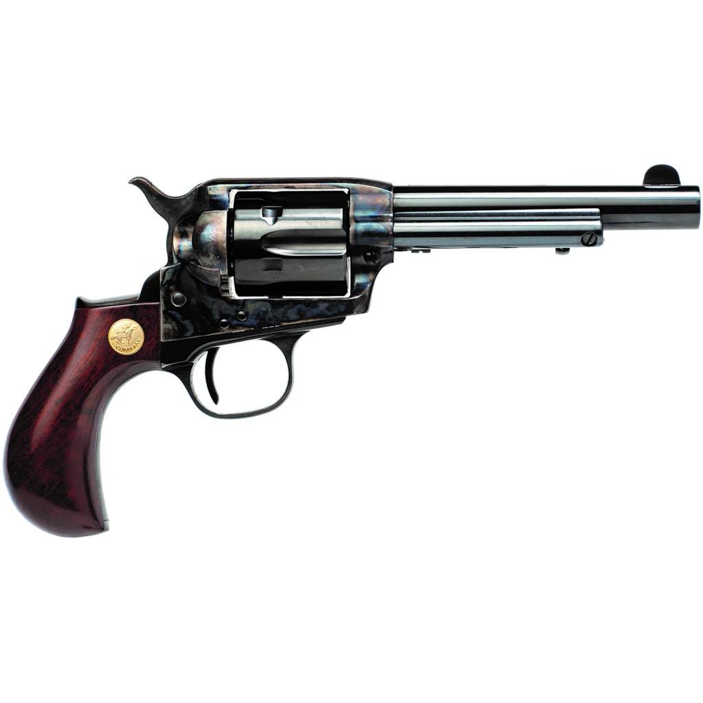 Cimarron Lightning Revolver with Dual Cylinder 38 Spl. 4.75 in. Case Hardened Walnut Grip 6 Shot