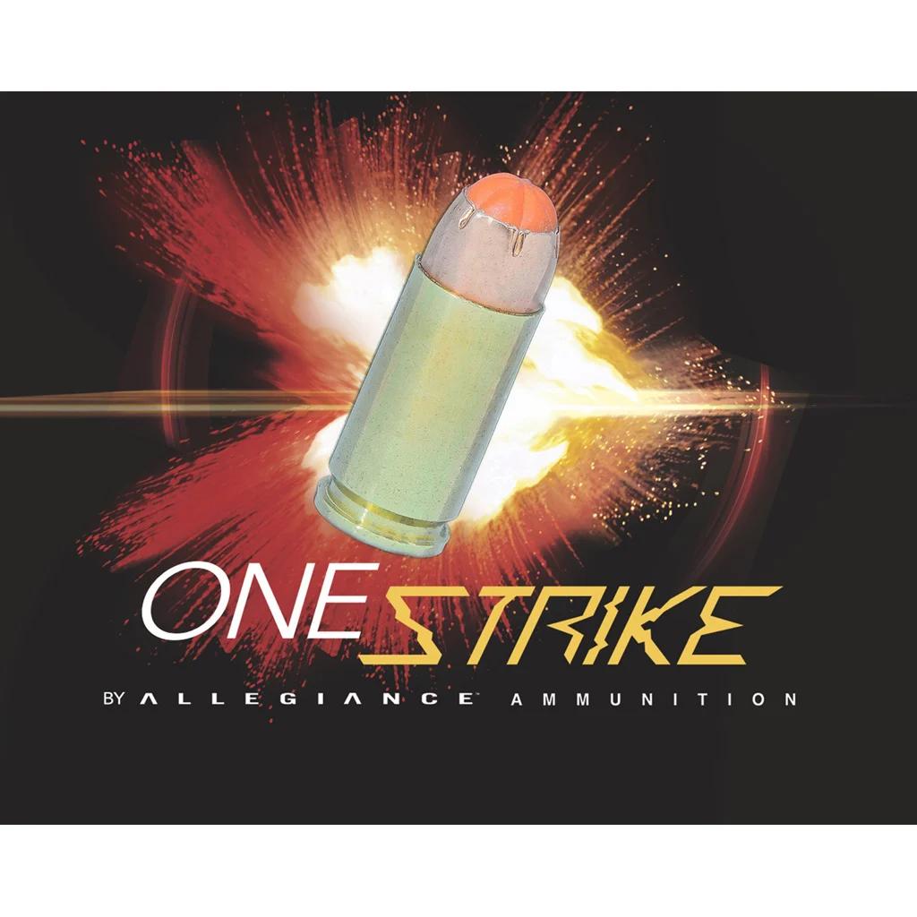 Allegiance OneStrike Ammunition 9mm 90 gr. 20 rd.
