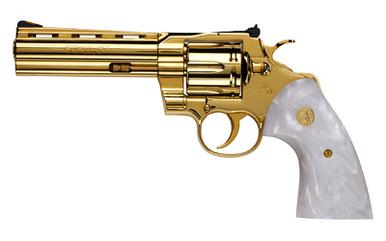 COLT PYTHON 357MAG 5 6RD 24K GOLD