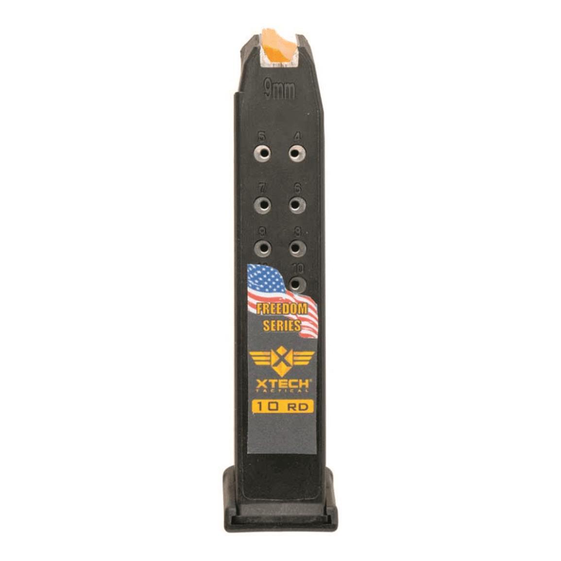 XTech MAG17-10 Freedom Series Glock 17 Magazine 9mm 10 Rounds