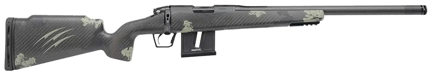 Fierce Firearms FRR17HMR18BF Carbon Razor  17 HMR Black Cerakote Forest Camo